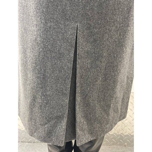 CHANEL PARIS Wool Midi Pencil Skirt in Grey Size EUR 44 - Picture 9 of 10